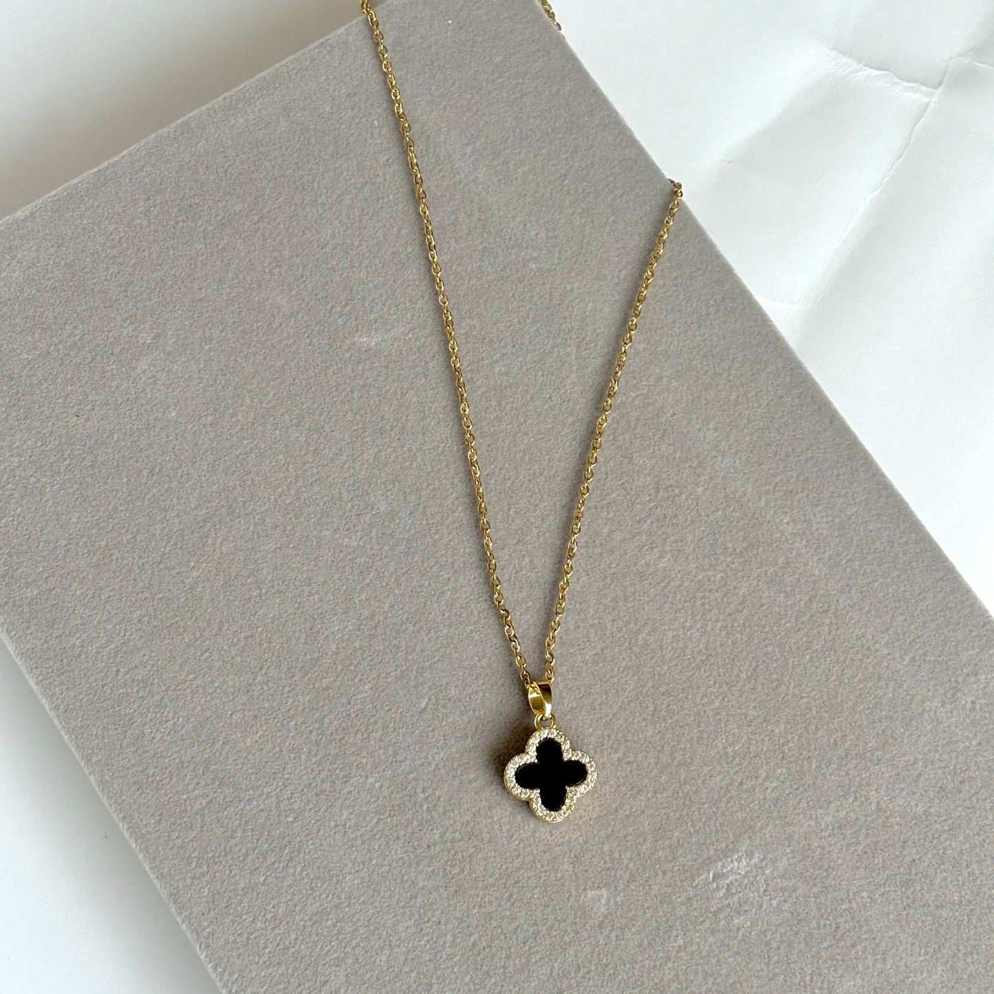 Double sided Clover Necklace