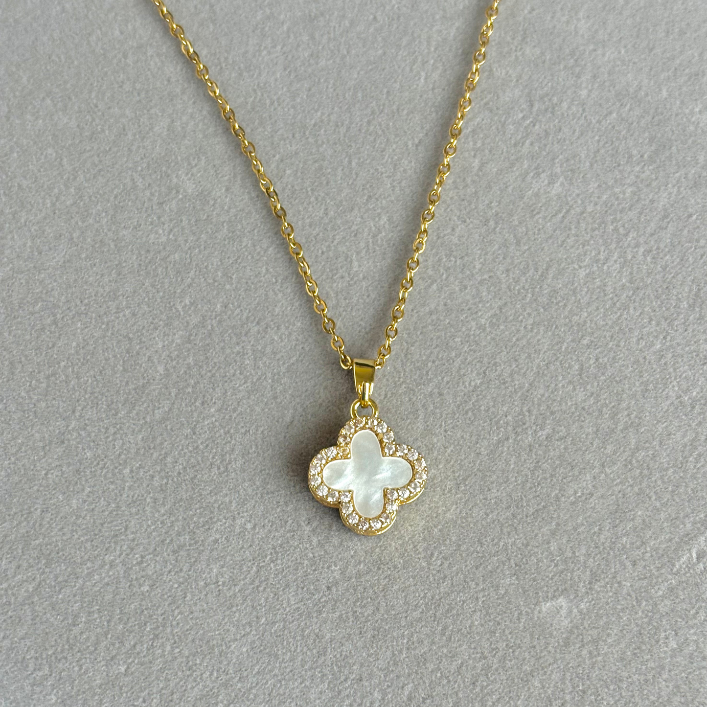 Double sided Clover Necklace